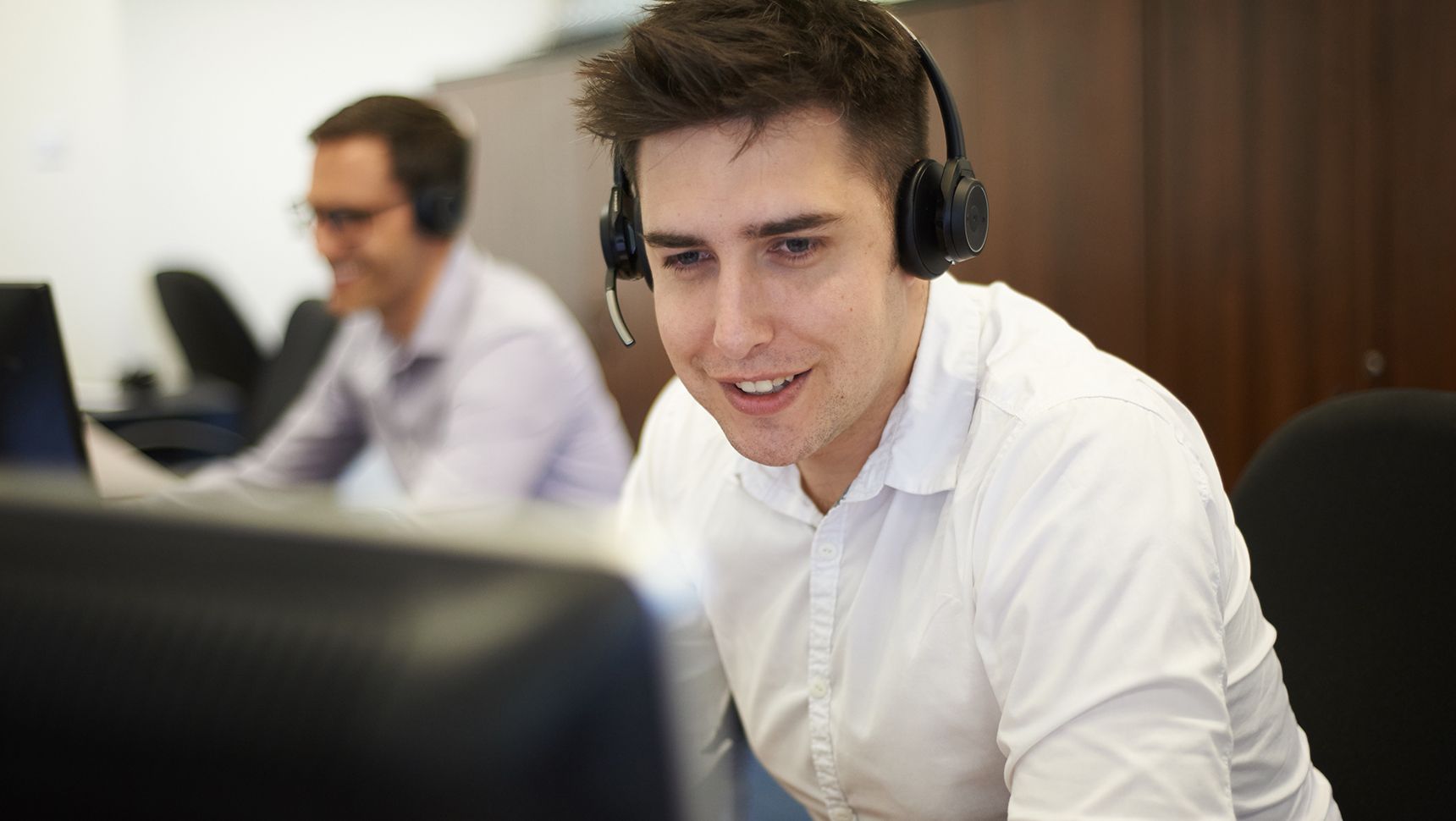 An apprentice technical salesperson