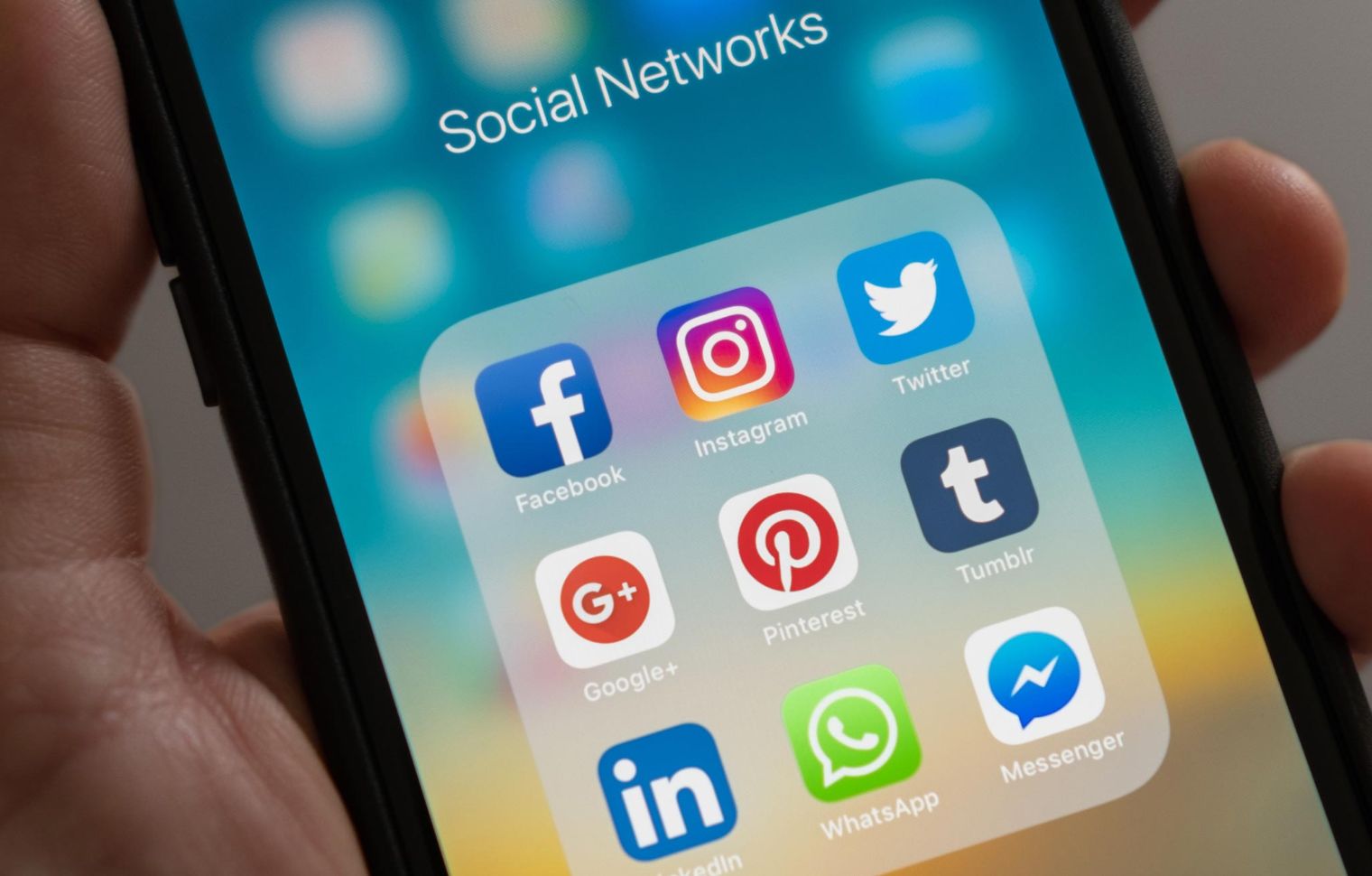 Social networks on phone