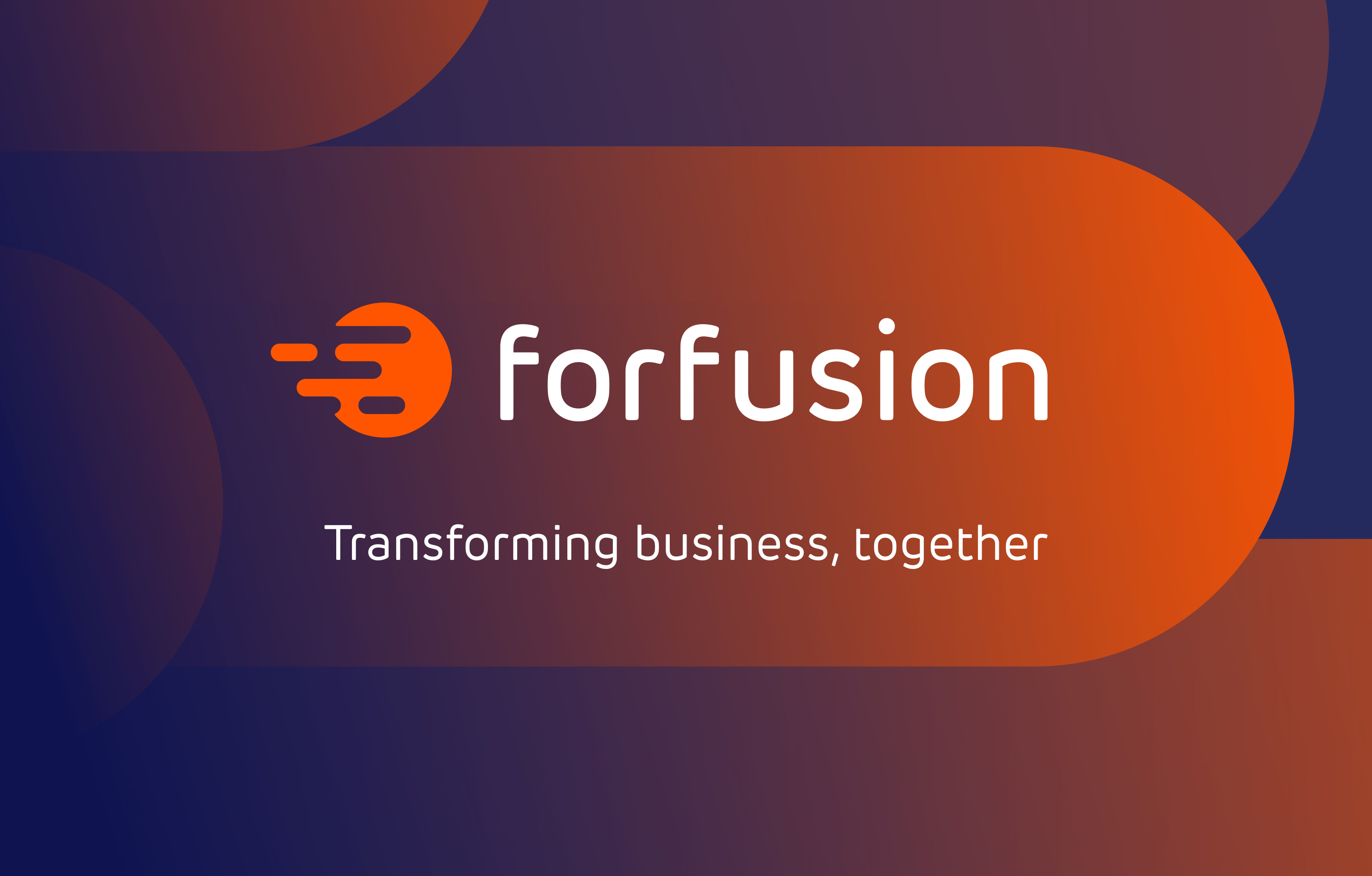 Forfusion logo and brand - Transforming business, together